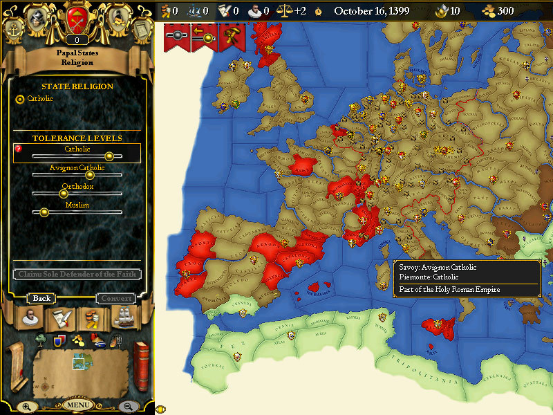 For The Glory: A Europa Universalis Game – 2009 – Crystal Empire Games – Strategy – screenshot 3
