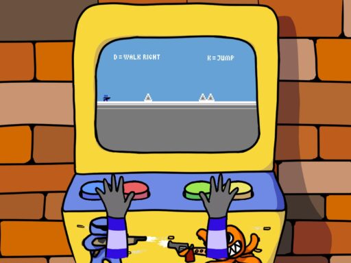 Huso's Arcade Machine – 2020 – Schmartin – Platformer – screenshot 1