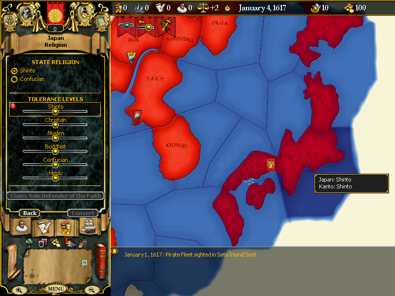 For The Glory: A Europa Universalis Game – 2009 – Crystal Empire Games – Strategy – screenshot 6