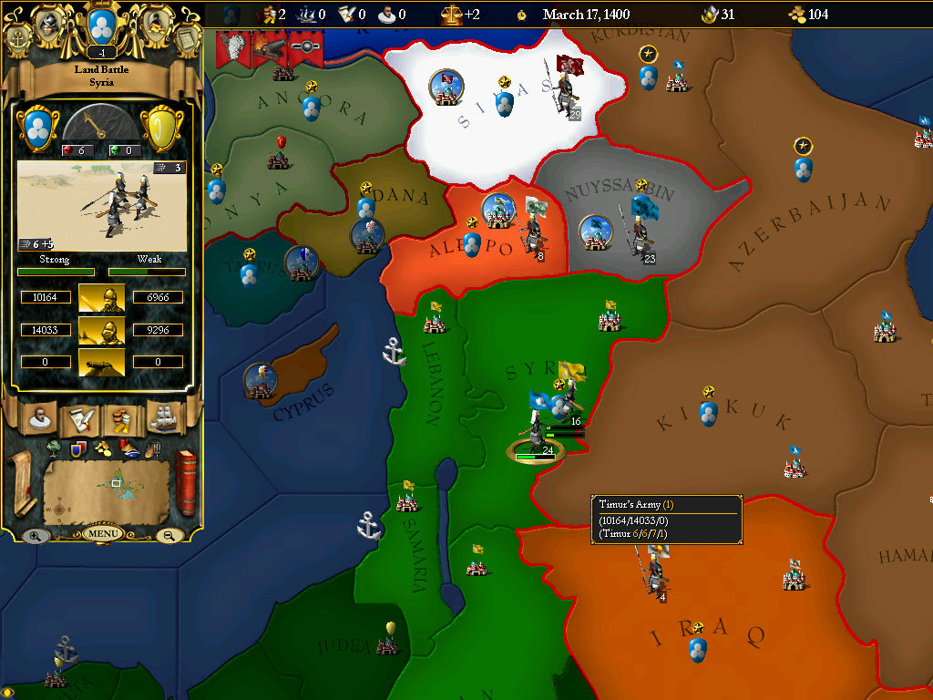 For The Glory: A Europa Universalis Game – 2009 – Crystal Empire Games – Strategy – screenshot 4