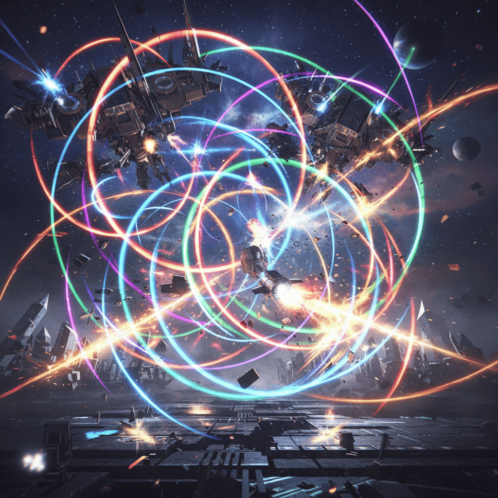 Intense gameplay screenshot showcasing a classic bullet hell shmup, featuring a player spaceship dodging a barrage of enemy projectiles.