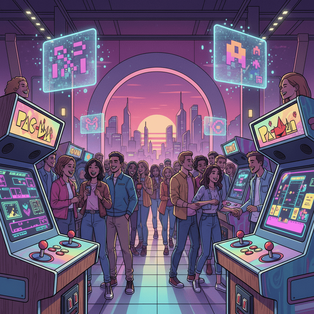 Iconic arcade games from the 2025 Neo-Retro Renaissance