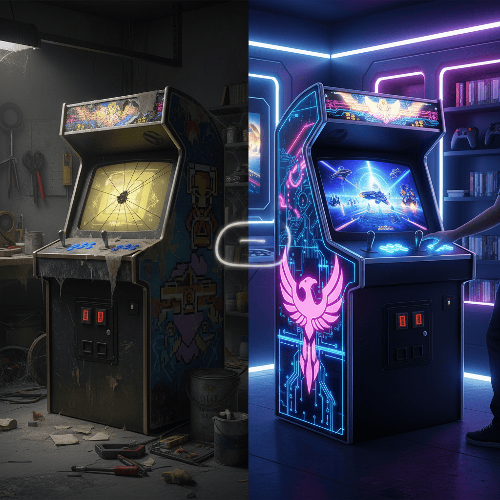 From Dusty Relic to Gaming Glory: My Arcade Cabinet Restoration Journey