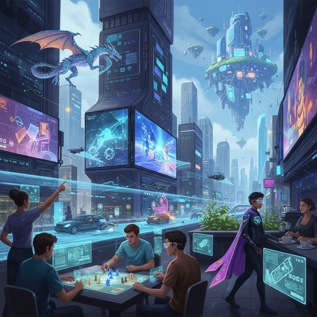 Metaverse gaming in 2025: immersive experiences beyond VR.