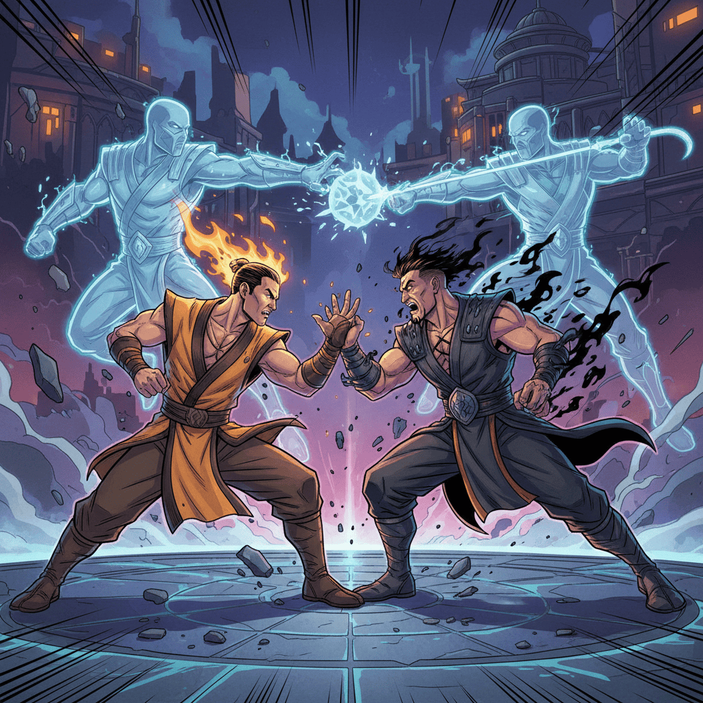 Mortal Kombat 1 Kameo Fighters in action