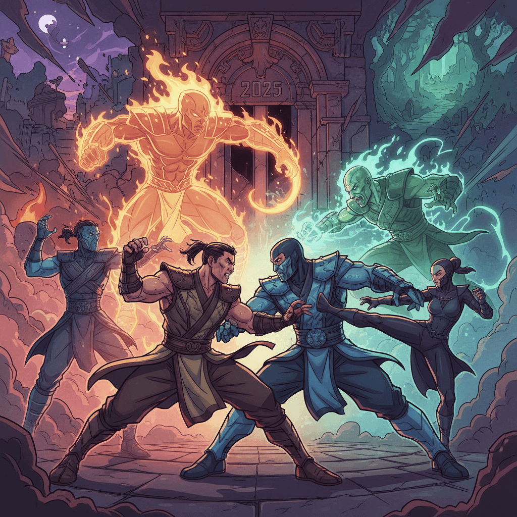 Mortal Kombat 1 Kameo Fighters in action