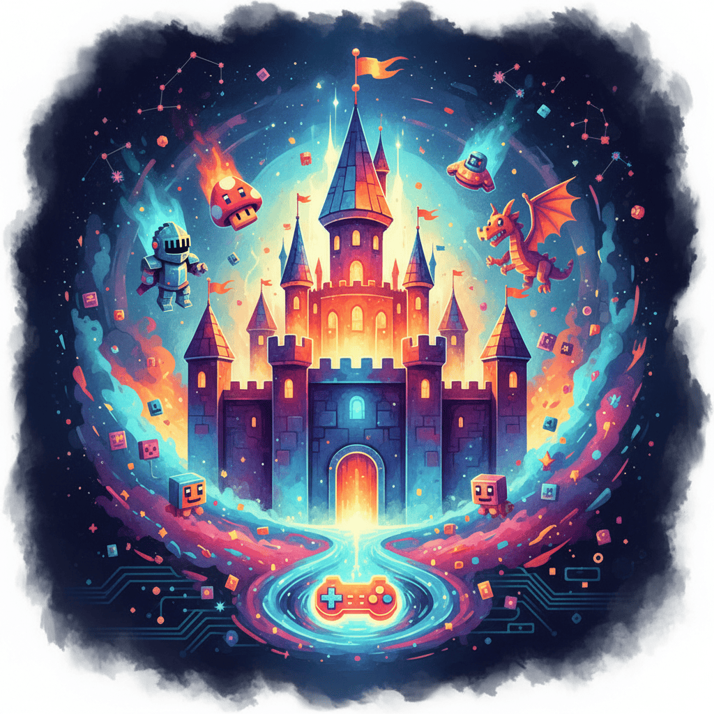 Retro-style indie game pixel art showcase