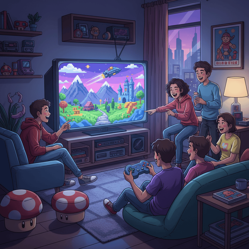8-bit inspired indie games showcasing retro pixel art