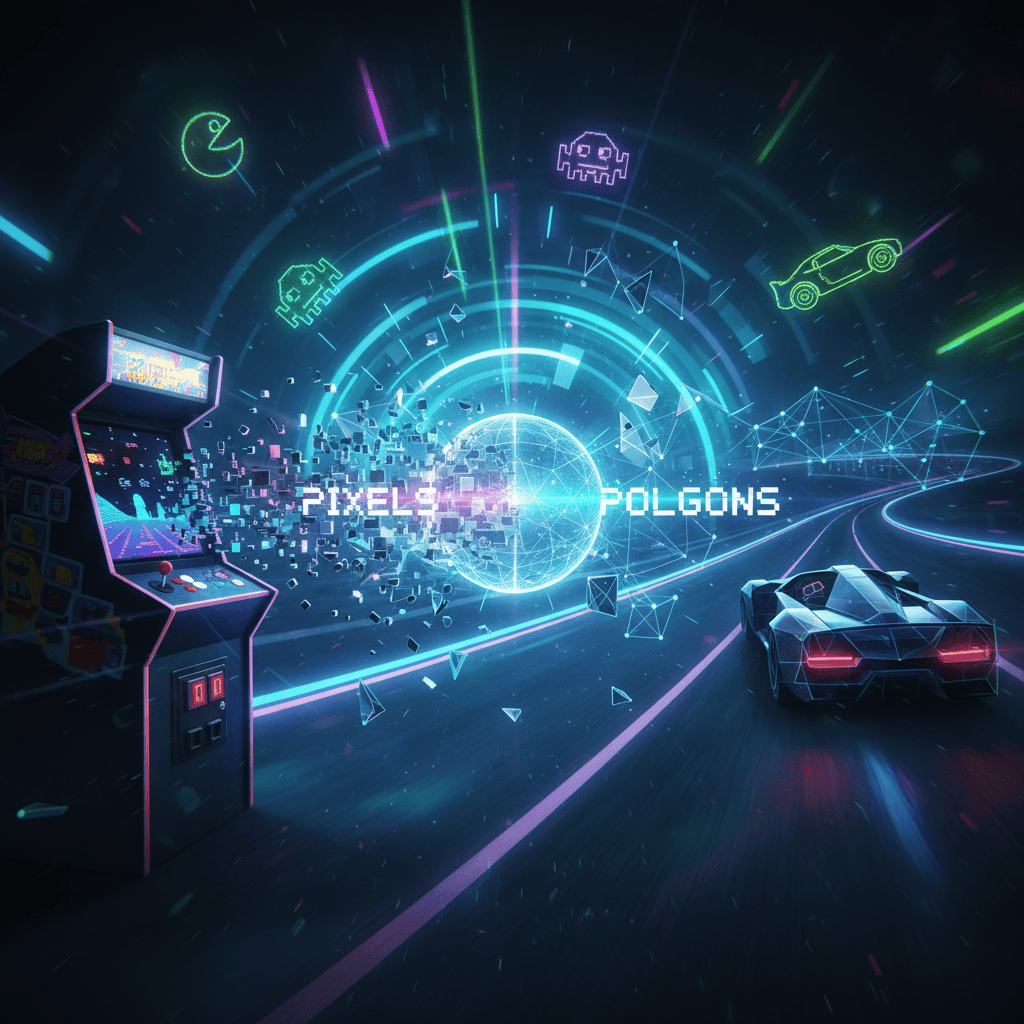 Pixels to Polygons: How 3D Graphics Revolutionized Arcade Game Mechanics