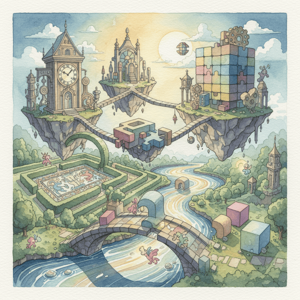 A diverse collection of engaging puzzle games featured in our Best Puzzle Games of 2025 article, showcasing a variety of gameplay styles and art.