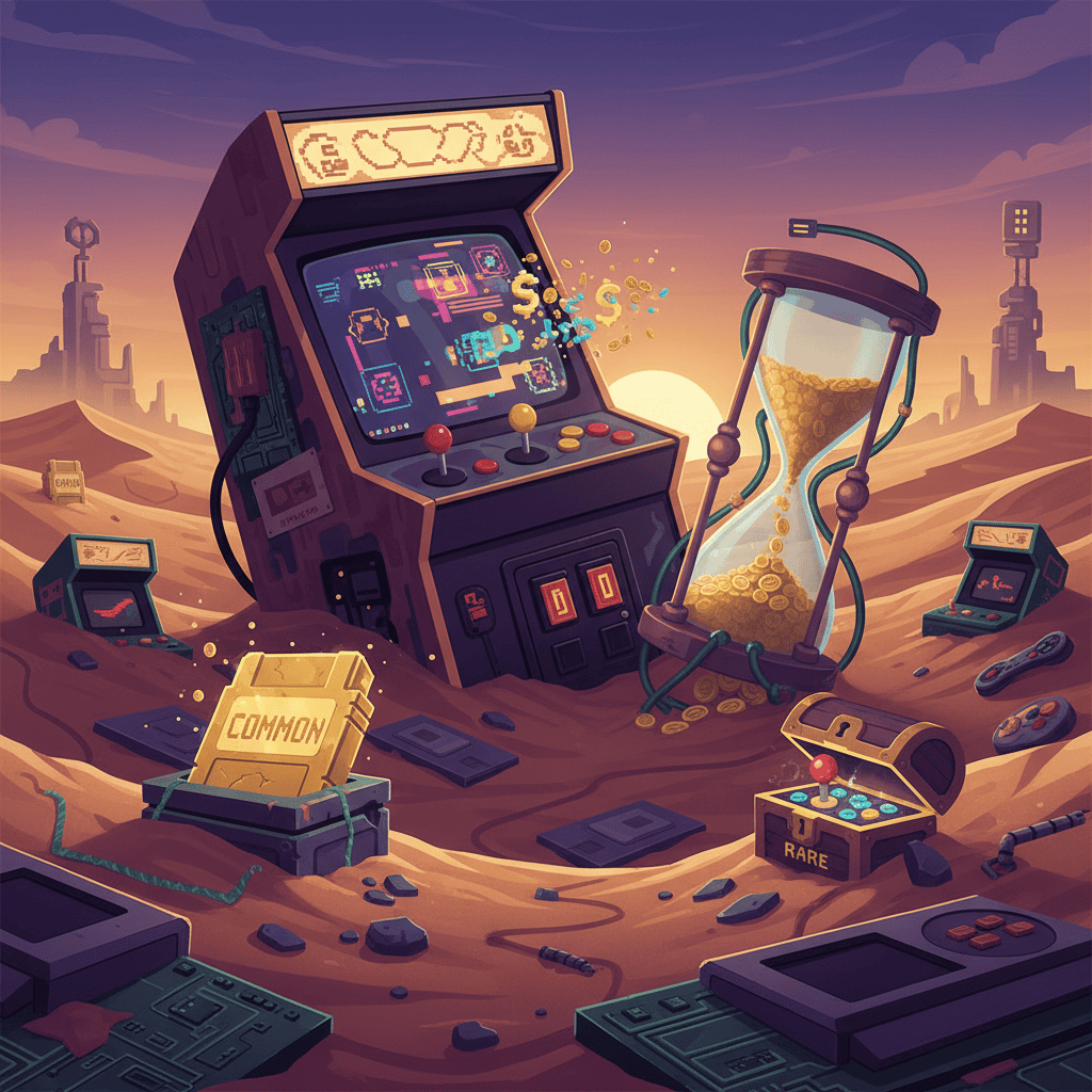 Rare and valuable arcade games. Collectors items.